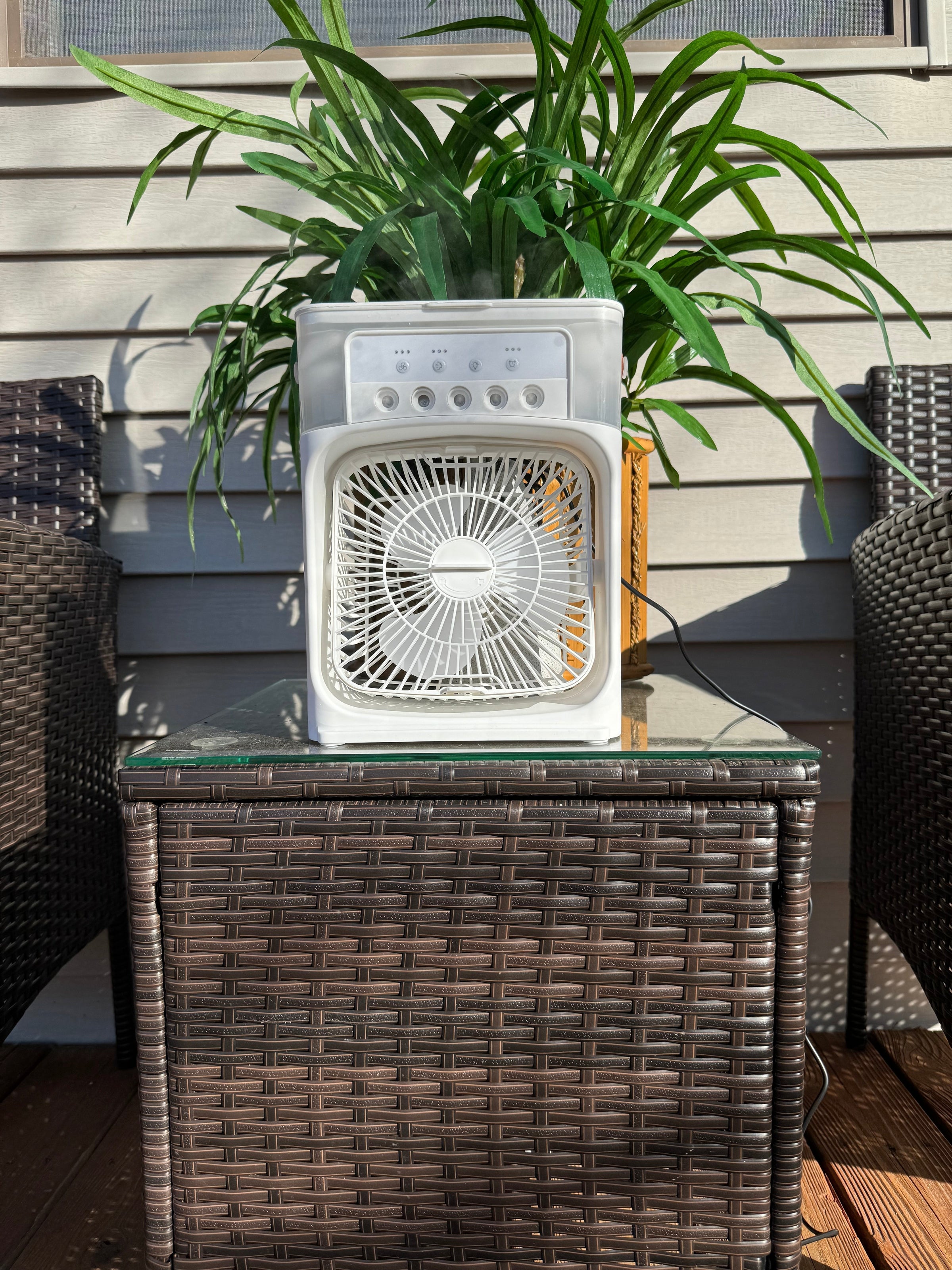 BreezeMist Pro™ - Tragbares Gebläse-Klimagerät