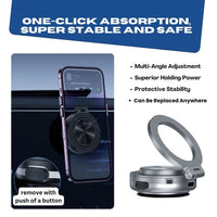 SteelGrip Pro™ - Magnetische Vakuum-Autotelefonhalterung