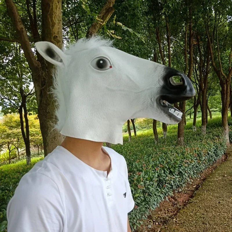 Masque Tête de Cheval Halloween | Masque de Cosplay et Accessoire de Fête Amusant