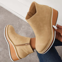 Stilvoller Keilabsatz-Stiefel – Mila