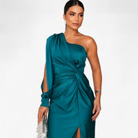 Camilla | Damen Satin-Kleid