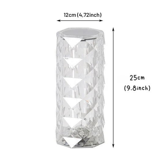 LumaSerene™ Dekorative LED-Lampe im Kristallstil