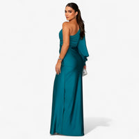 Camilla | Damen Satin-Kleid