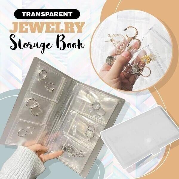 Jewelkase™ - Transparentes Schmuckaufbewahrungsbuch-Set