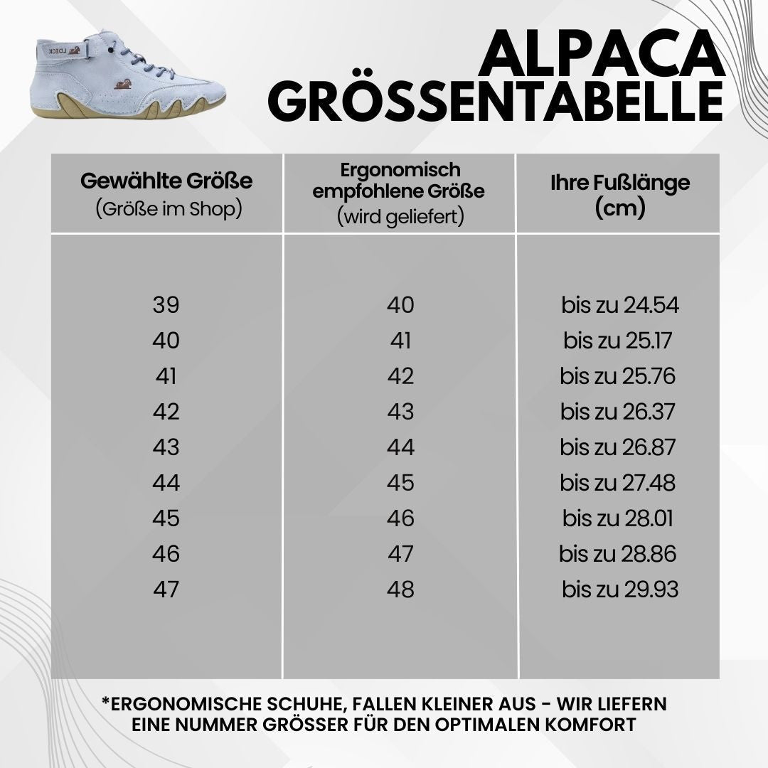 Alpaca – Barfußschuhe für Senioren