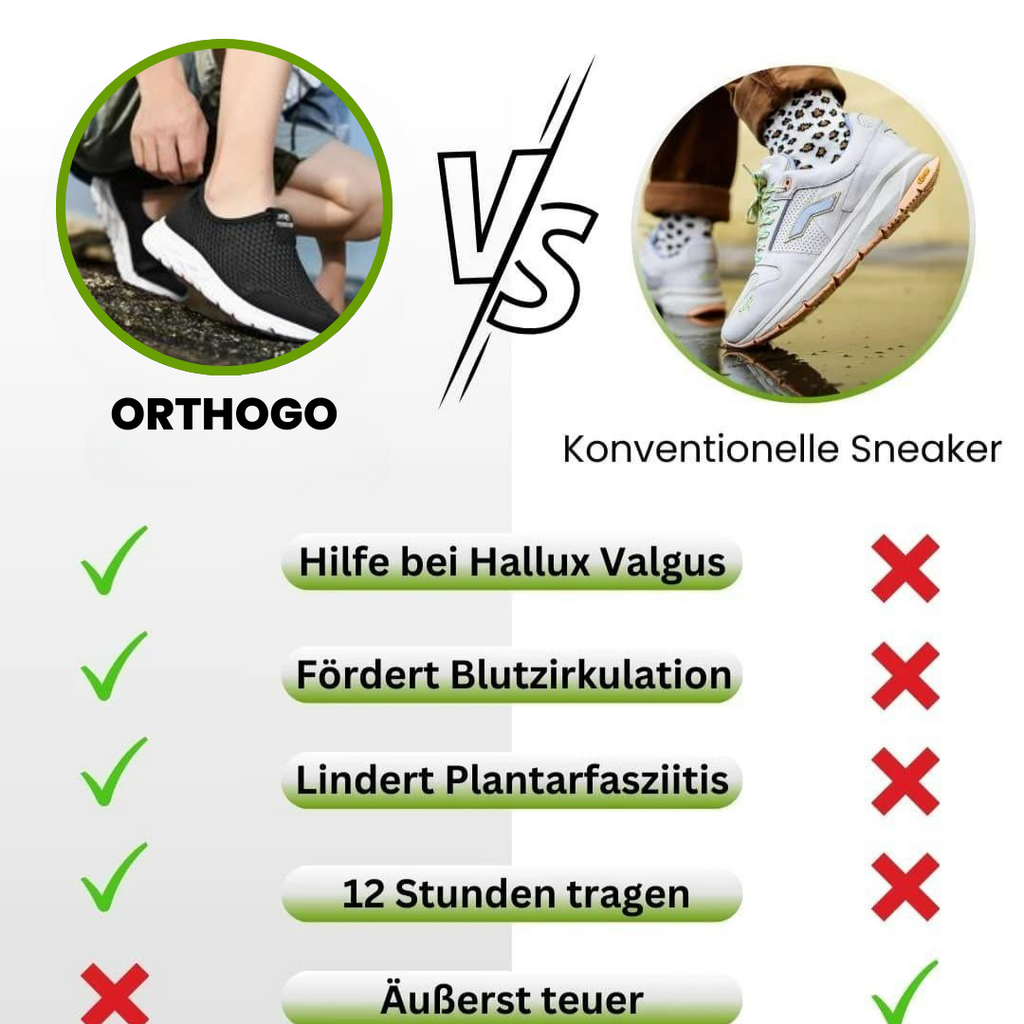 OrthoGo - federleichter und wasserfester Ortho Schuh