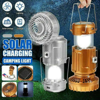 CampMaster™ - 6-in-1 tragbare Solar-LED-Campinglampe