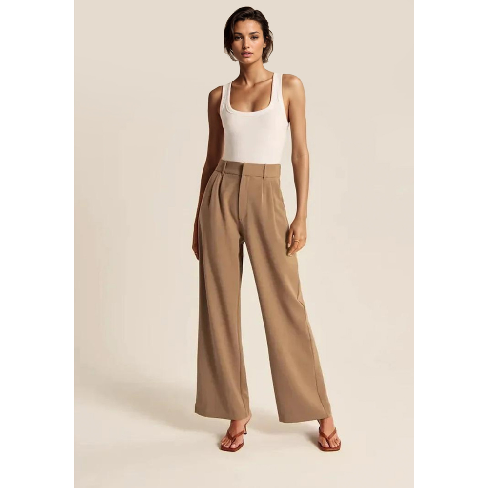 Eva™ - Konisch zulaufende Hose mit weitem Bein