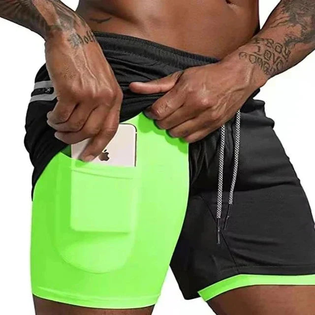 Herren Laufshorts mit doppeltem Layer – Mailand
