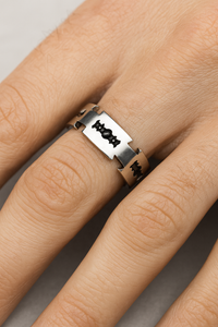 Razor Blade | Edelstahlring mit Klingen-Design