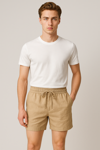 Charles | Leichte Leinenshorts für Herren