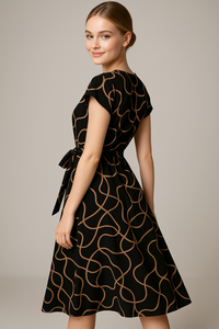 Eliana | Damen V-Ausschnitt Maxikleid