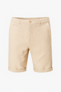 Anton | Lässige Leinenshorts mit Rollsaum