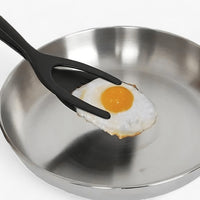 Kochzange | 2 in 1 Antihaft-Werkzeug - Perfekt für Eier und Brot