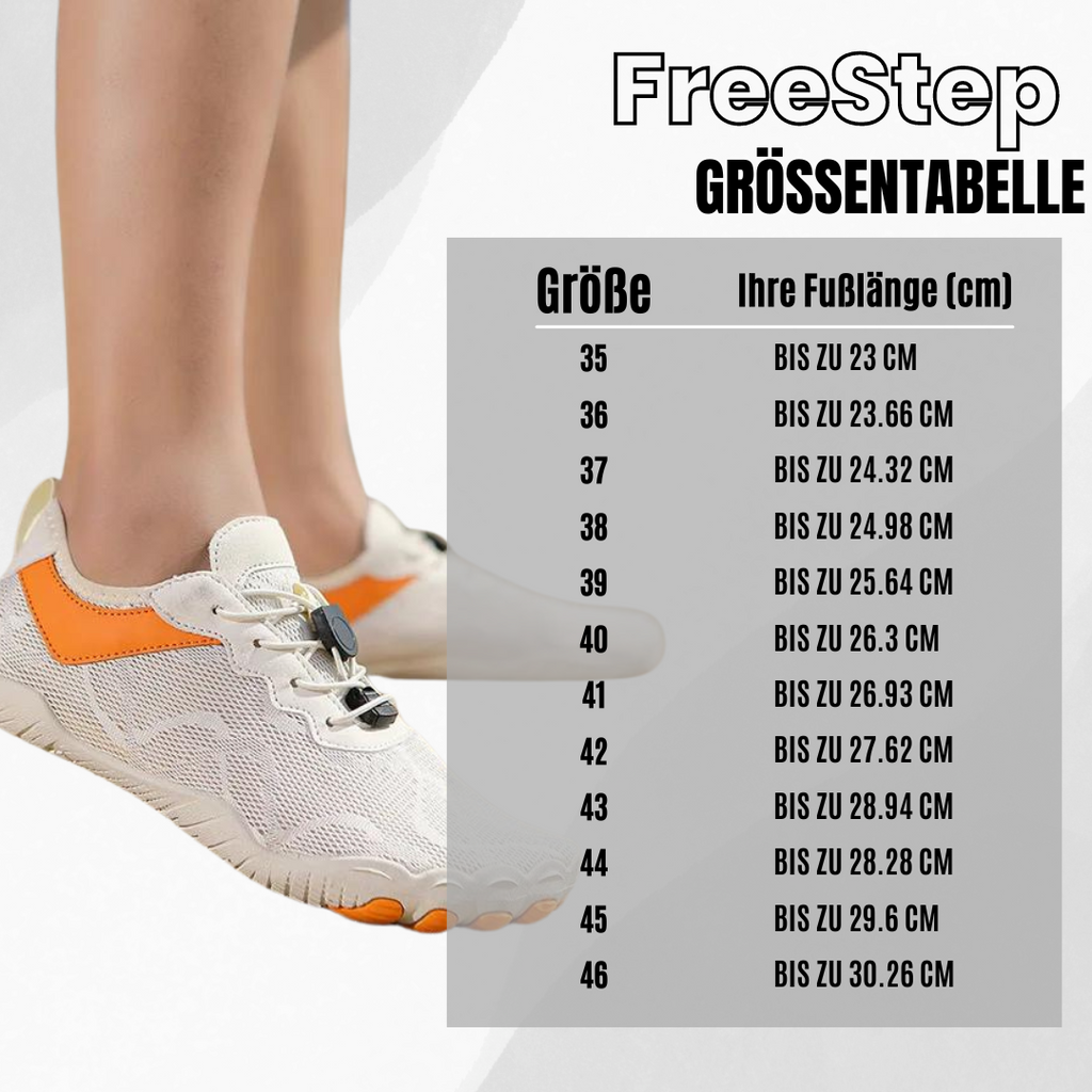 FreeStep – rutschfeste Barfußschuhe