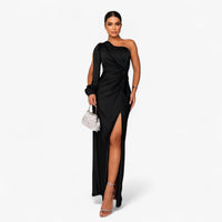 Camilla | Damen Satin-Kleid