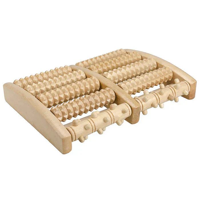 FootEase™ - Holz-Fußroller-Massagegerät