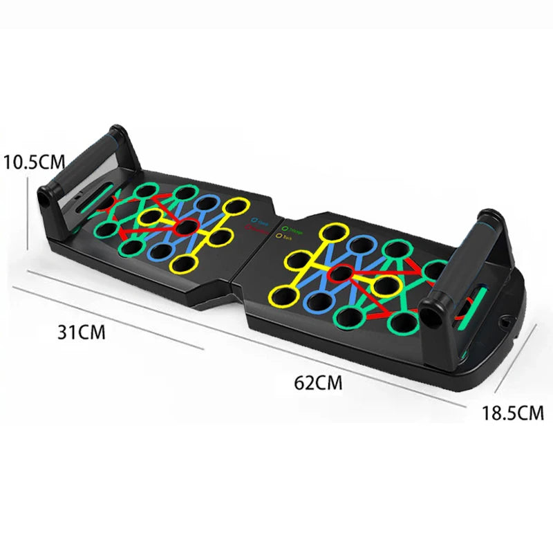 FlexBoard™ - Multifunktionales, zusammenklappbares Push-up-Board-Set
