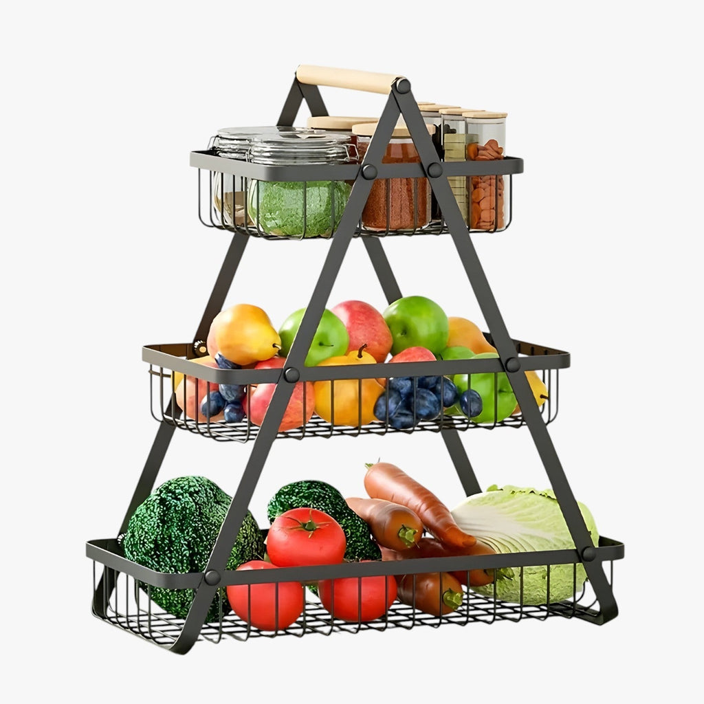 FruitCascade – 3-stöckiger Obstkorb