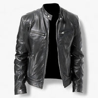 Basile | Lederjacke für Männer für Motorrad - Slim Fit und Windschutz