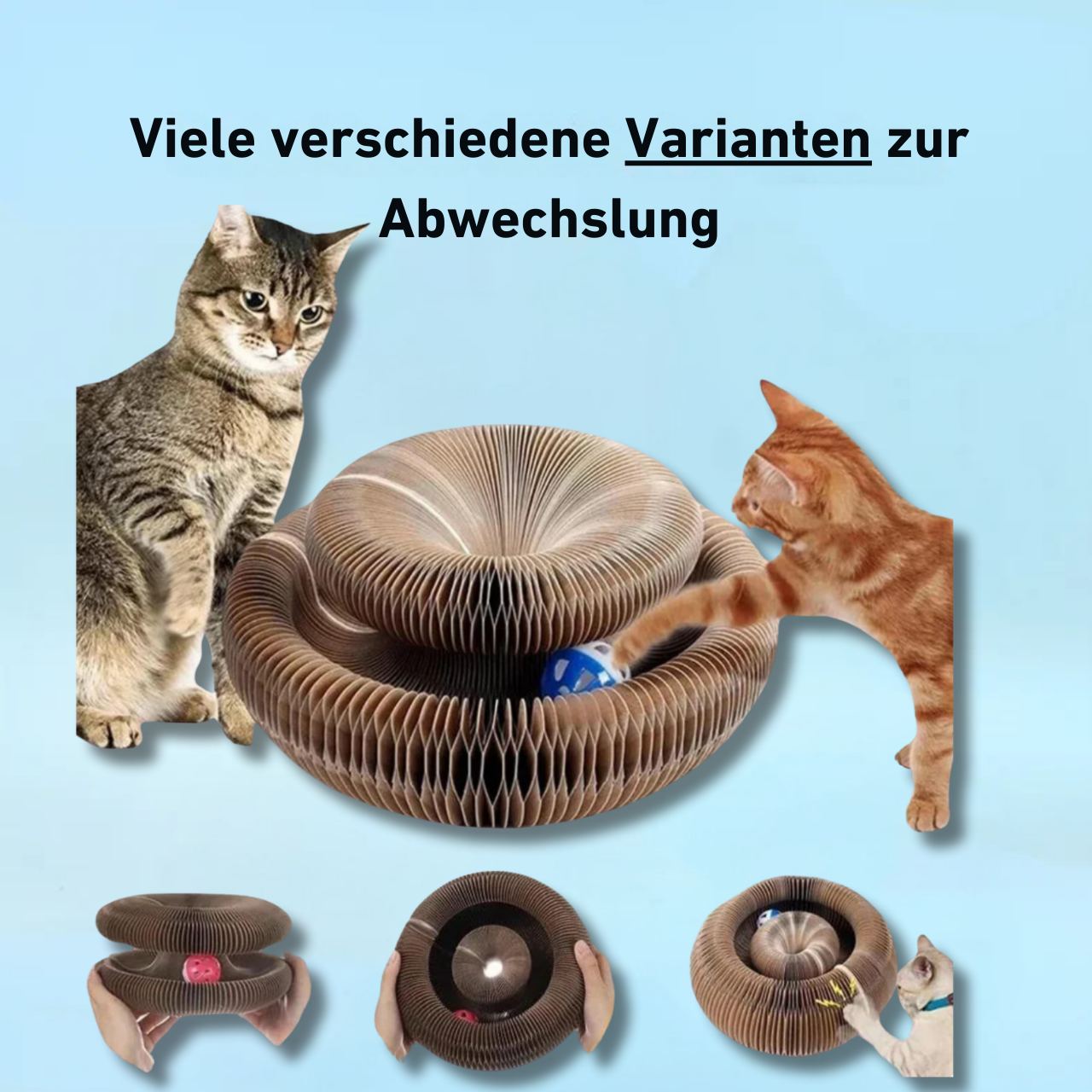 PouncePlay™ - Krabbenspiel mit Glocke