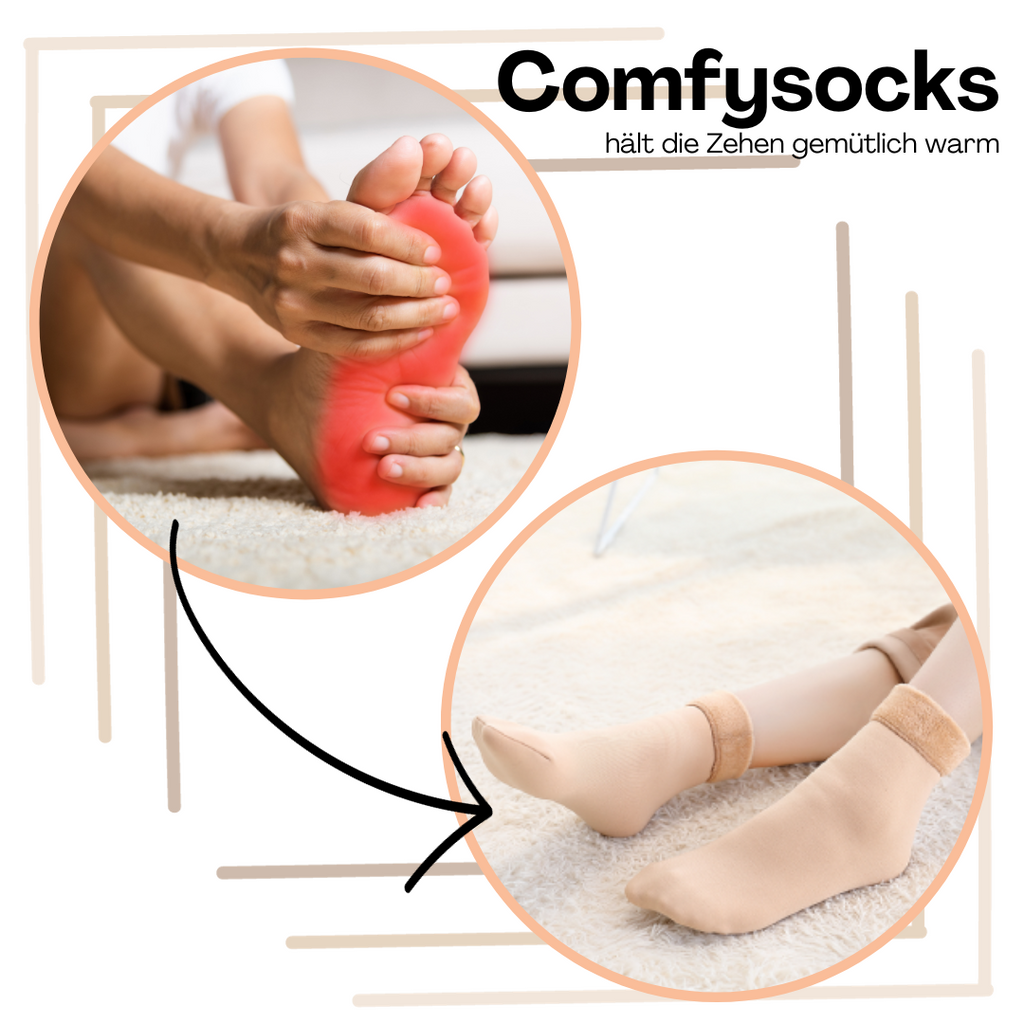Comfysocks Thermosocken - Unisex Einheitsgröße - für warme Fußmomente