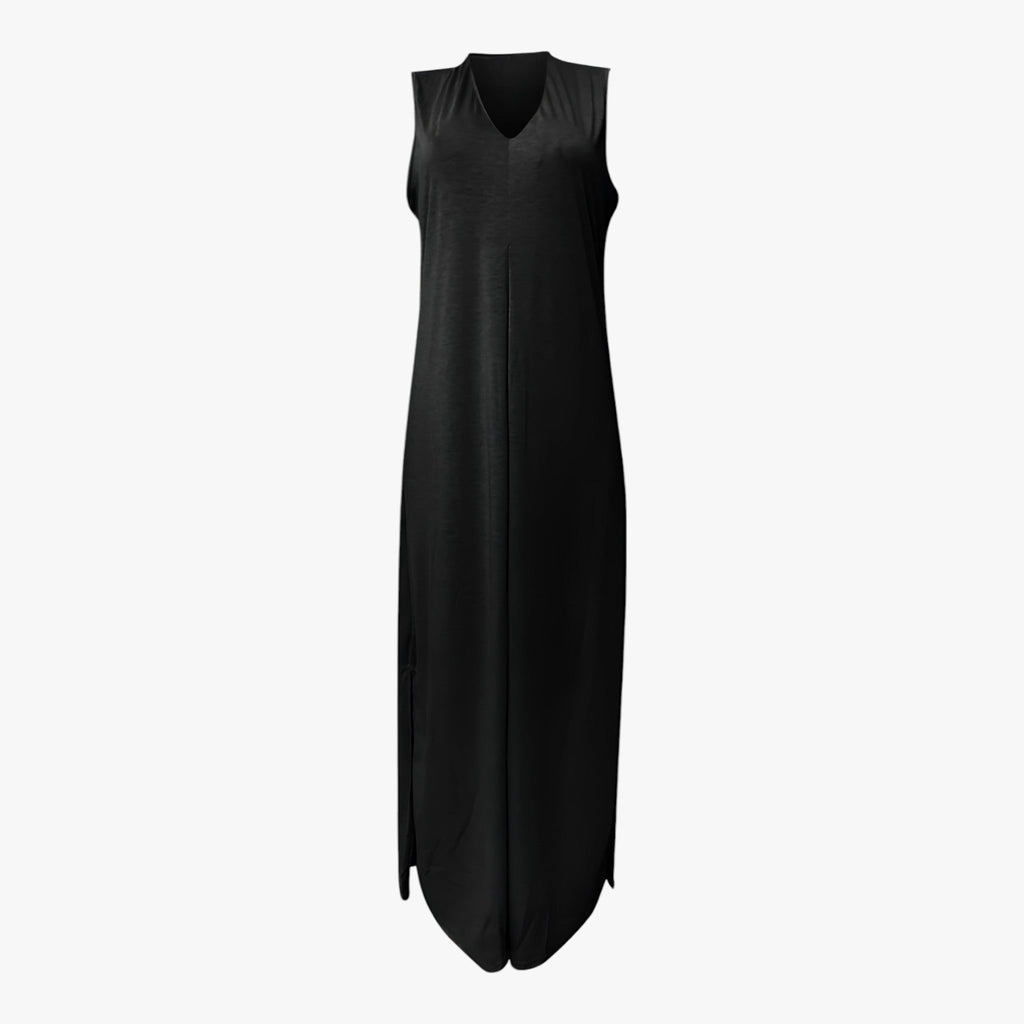 Helen | Langes Kleid mit Gratis-Cardigan - Elegant und bequem