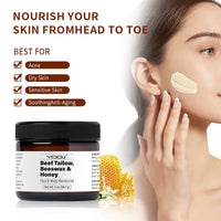 GlowTallow™ - Bovine Fat Beeswax and Honey Facial Moisturiser - Handgemachte 100% natürliche Feuchtigkeitscreme