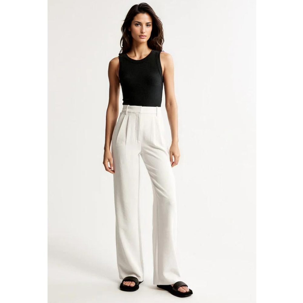 Eva™ - Konisch zulaufende Hose mit weitem Bein