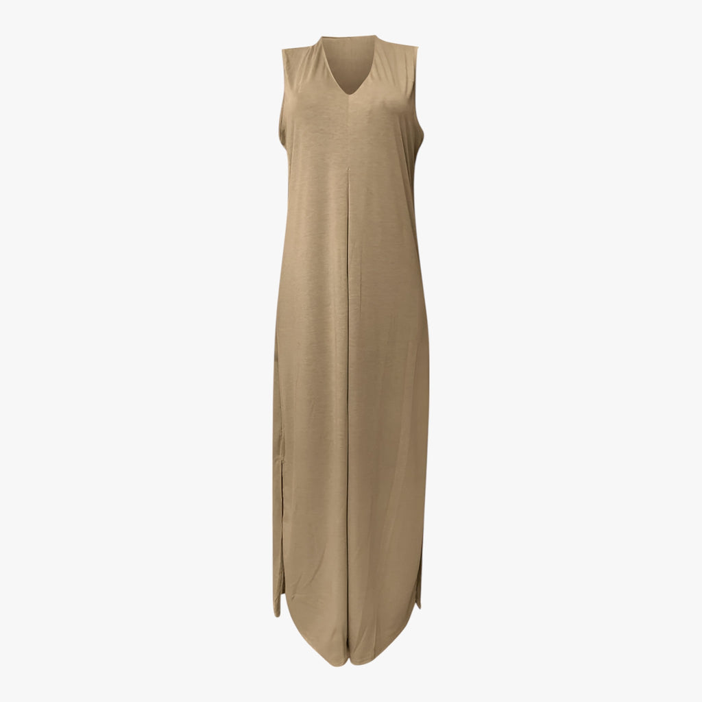 Helen | Langes Kleid mit Gratis-Cardigan - Elegant und bequem