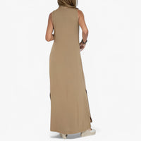 Helen | Langes Kleid mit Gratis-Cardigan - Elegant und bequem