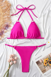 Capri Azure™ - Ring Linked Halter Bikini