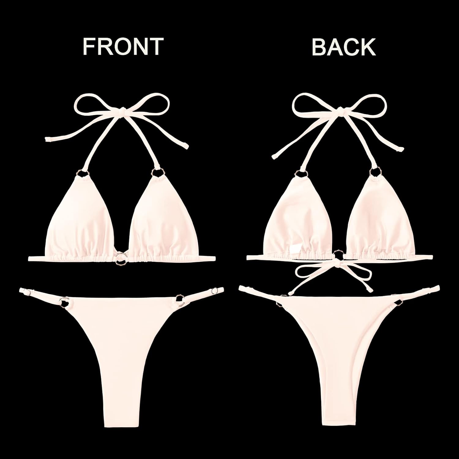 Capri Azure™ - Ring Linked Halter Bikini