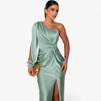 Camilla | Damen Satin-Kleid