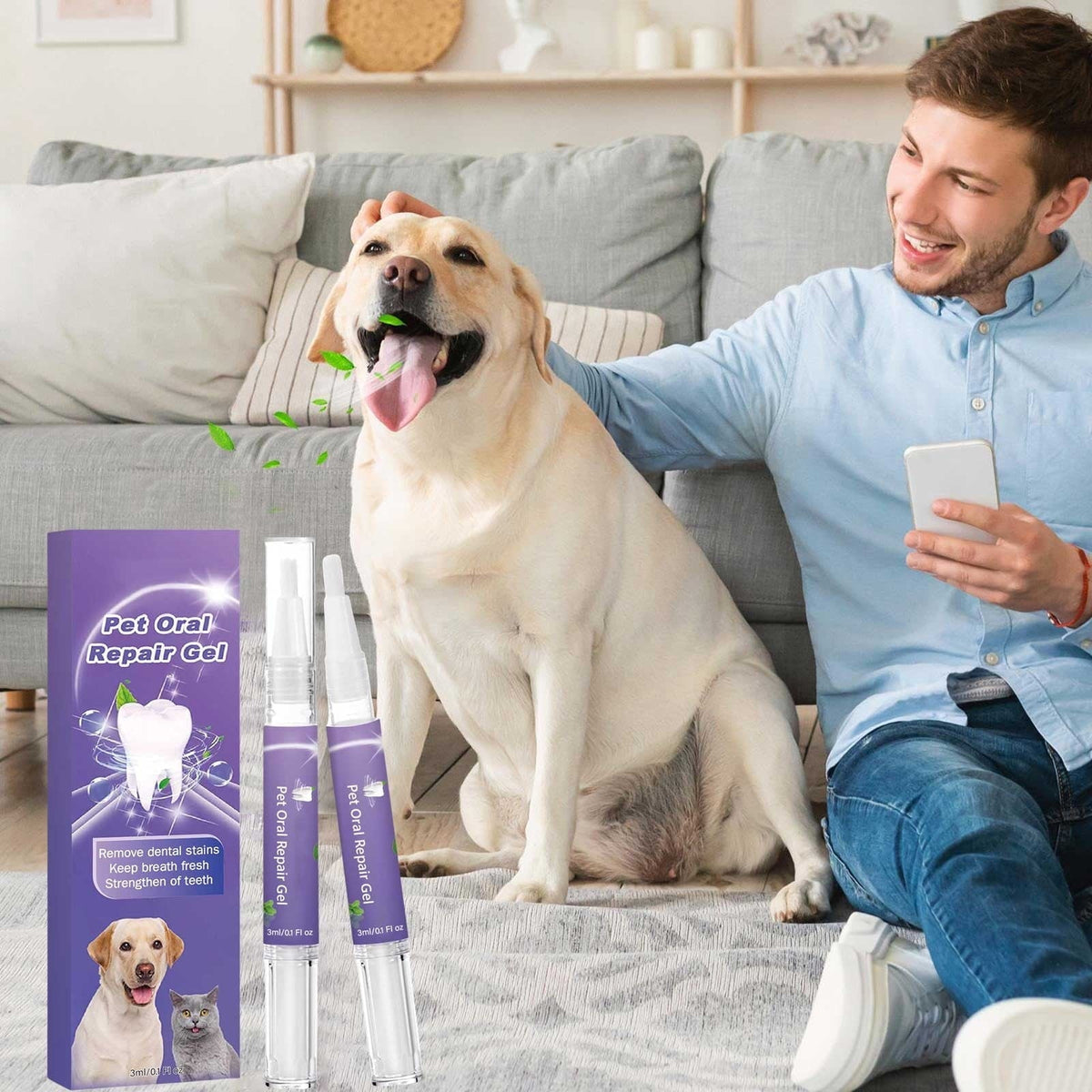 Dental Gel™ - Für ein strahlendes Hundelächeln