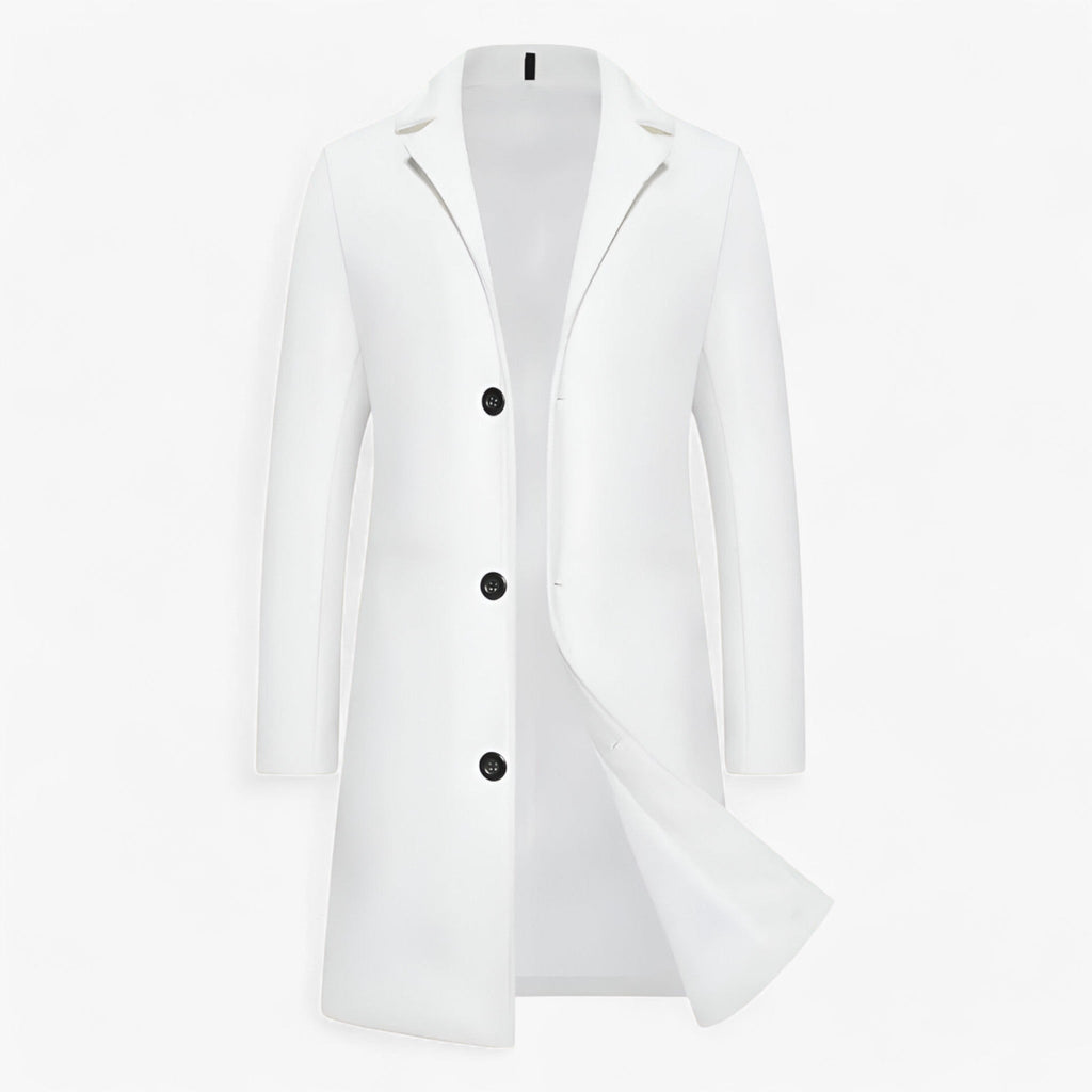 Lange Baumwolljacke - Elegant und geeignet für Business Casual Herren