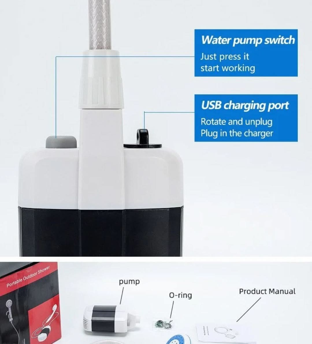 Smartshower | Tragbare Dusche