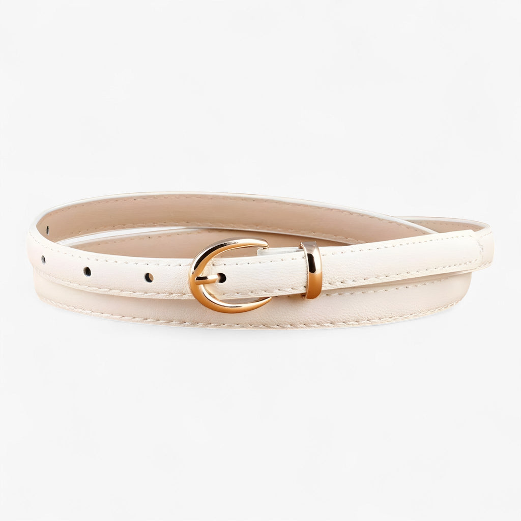 Helen | Damengürtel - Schmal echtes Leder für mühelosen Stil