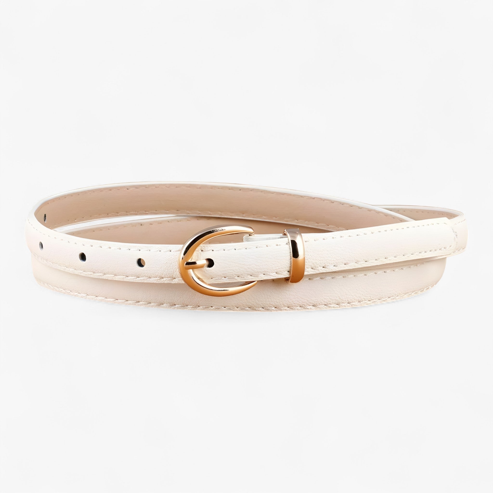 Helen | Damengürtel - Schmal echtes Leder für mühelosen Stil