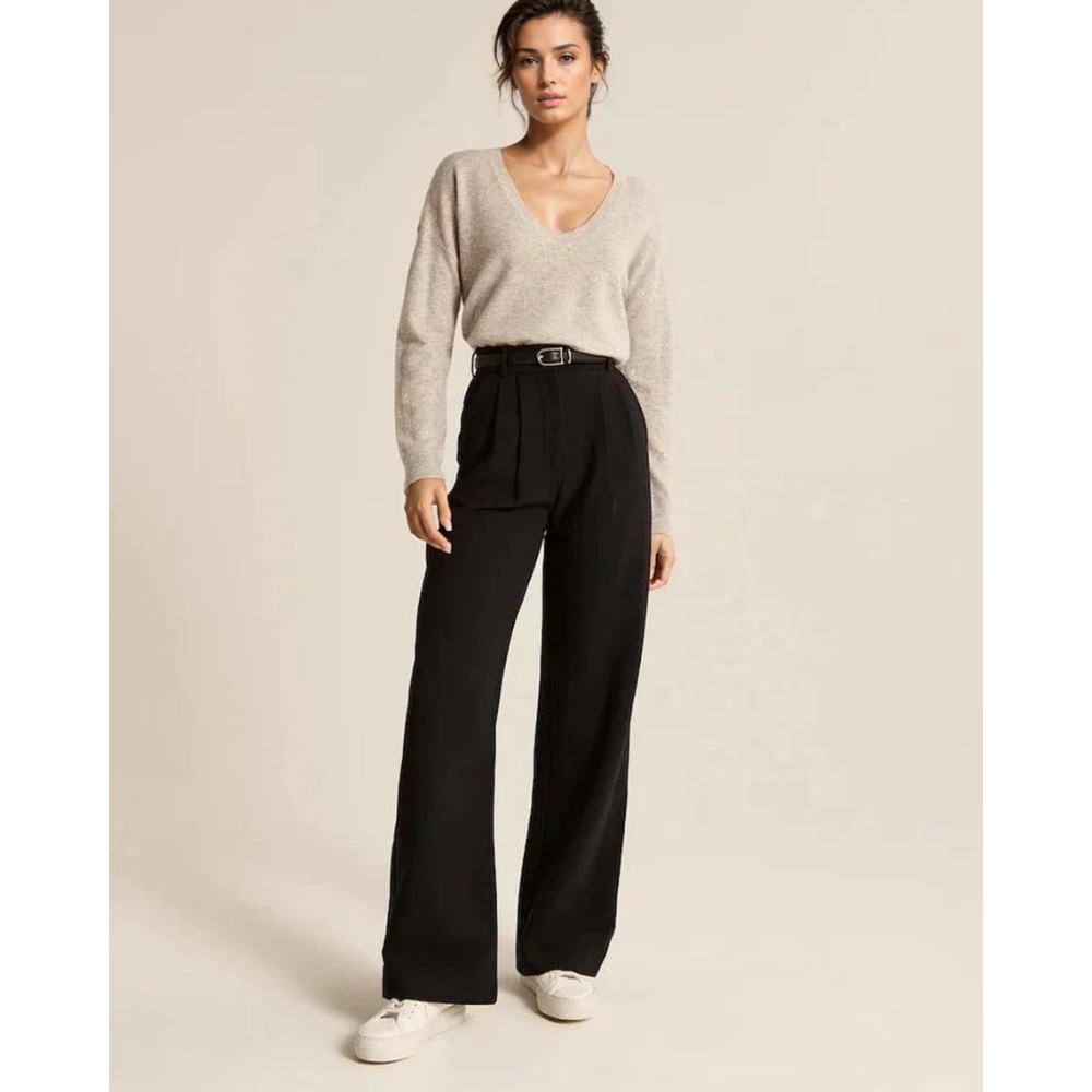 Eva™ - Konisch zulaufende Hose mit weitem Bein