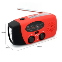 SolarSafe - Notfallradio & Taschenlampe mit Solar- und Handaufladung!