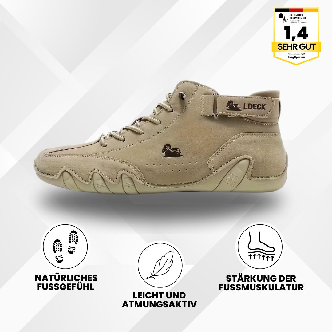 Alpaca - Ergonomische wasserdichte Leder-Barfußschuhe