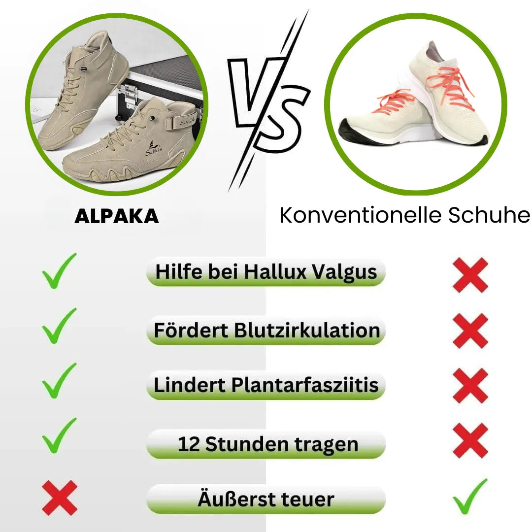 Alpaka - Rutschfeste wasserdichte Leder-Barfußschuhe