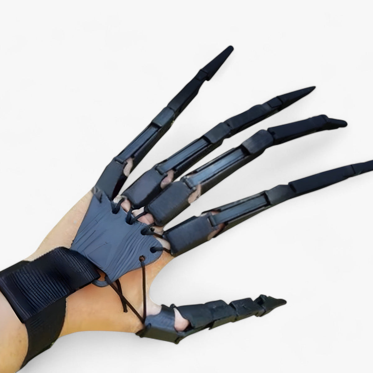Gelenkige Skelettfinger - Realistischer Horrorthandschuh