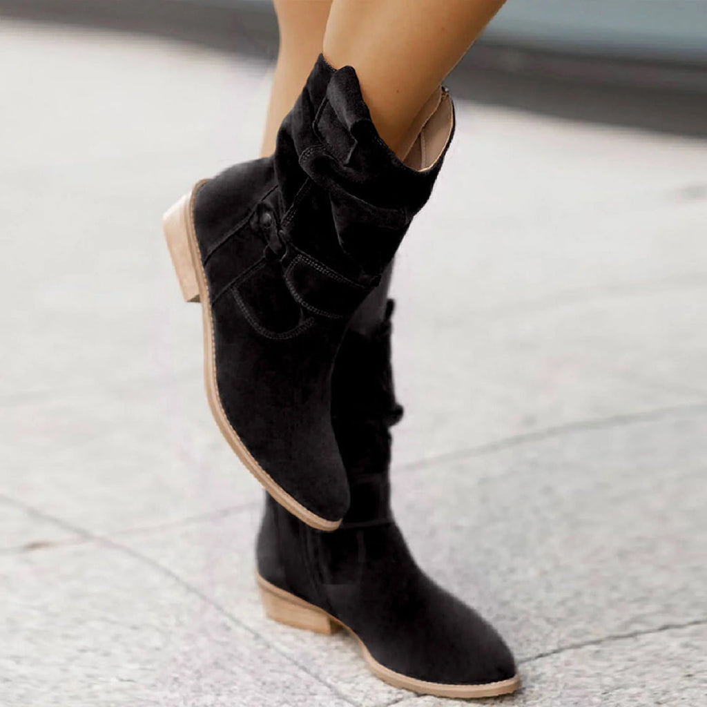 Trendiger Damen Absatzstiefel – Elif
