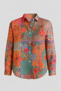 Norah | Bunte Damenbluse Mit Einzigartigem Design