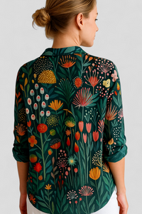Norah | Bunte Damenbluse Mit Einzigartigem Design