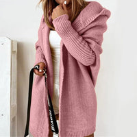 Lässiger Damen Kapuzen-Cardigan – Noelia