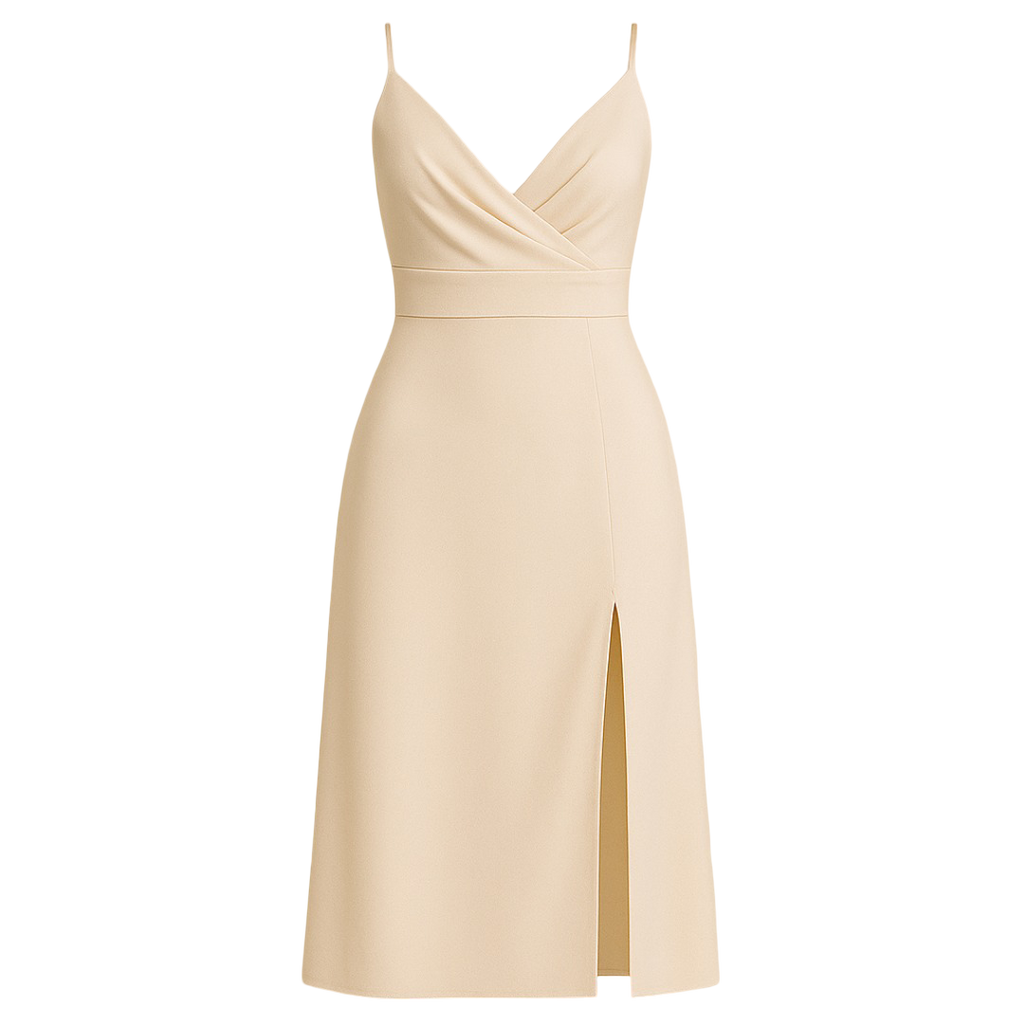 Felicity | Langarmkleid aus Satin, wo Eleganz auf modernen Glamour trifft