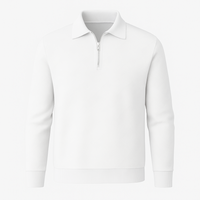 Victor | Texturiertes Herrenpullover mit Viertelreißverschluss - Moderne Passform